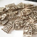 Hanging Decoration Bird Cage 50 pcs 3