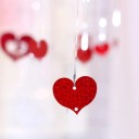 Hanging Decoration Hearts 100 pcs 9