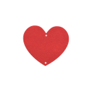 Hanging Hearts 7 x 8 cm 80 pcs 2