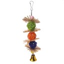 Hanging Rattan Toy for Birds C869 2