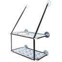 Hanging Shelf Breathable Pet Bed with Suction Cups and Nylon Straps for Glass with Fish Print 1