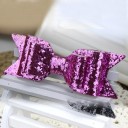 Hårklämma med glitterrosett 9