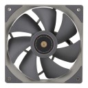 Harmaa tuuletin TL-G12 120 x 120 x 25 mm seitsemällä lapalla ja 4pin liittimellä 1500 rpm tietokonekoteloon jäähdyttämiseen 2