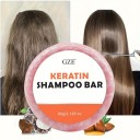 Hårmørknende sæbe Shampoo Keratin sæbebar Naturlige økologiske essenser Regenerering Grå dækning Hårstyrkende Dyb rensning 3