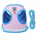 Harnais de sécurité pour chiens avec laisse Harnais réfléchissant pour chiens Gilet respirant pour petits chiens et chiots 7,5 - 10 kg 3