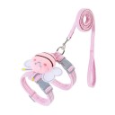 Harnais pour chats avec laisse de 150 cm et abeille en peluche Circonférence thoracique réglable de 27 à 43 cm et collier de 23 à 33 cm Pour chats pesant entre 4,5 et 7,5 kg 4