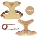 Harnais réglable pour chats et petits chiens M Harnais extérieur respirant avec filet et laisse Ensemble confortable 13