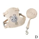 Harnais réglable pour chats et petits chiens taille S Avec un anneau pour laisse Fermeture sécurisée Matériau respirant et confortable Couleur variée 12