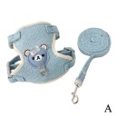 Harnais réglable pour chats et petits chiens taille S Avec un anneau pour laisse Fermeture sécurisée Matériau respirant et confortable Couleur variée 9