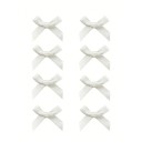 Hårsløjfer 8 stk. klips 4 x 4 cm søde hårtilbehør små sløjfer på klips elegante hårpynt stilfuld frisure til piger 5