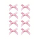 Hårsløjfer 8 stk. klips 4 x 4 cm søde hårtilbehør små sløjfer på klips elegante hårpynt stilfuld frisure til piger 10