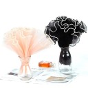 Hârtie decorativă 4 m x 28 cm Plasă ondulată pentru decorare Ambalare flori Creare creativă cu margine perlata 1