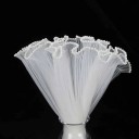 Hârtie decorativă 4 m x 28 cm Plasă ondulată pentru decorare Ambalare flori Creare creativă cu margine perlata 2