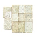 Hârtie vintage pentru scrapbooking 30 de foi cca 16 × 11 cm hârtie decorativă pentru jurnal notepad planificator DIY creație 8
