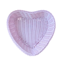 Hartvormige voedselmand 23,5×21,5 cm, rieten mand voor het serveren en opslaan van voedsel in huis 3