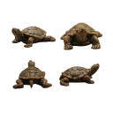 Harzfigur af havskildpadde 7x5,6x3 cm Mini figur til akvarium Mikro dekoration Skildpadde Dekoration til akvarier Terrarier Vandlandskab 3