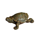 Harzfigur af havskildpadde 7x5,6x3 cm Mini figur til akvarium Mikro dekoration Skildpadde Dekoration til akvarier Terrarier Vandlandskab 4