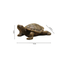 Harzfigur af havskildpadde 7x5,6x3 cm Mini figur til akvarium Mikro dekoration Skildpadde Dekoration til akvarier Terrarier Vandlandskab 5
