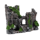 Harzschloss 17 x 6 x 13 cm Dekoration für das Aquarium Realistische Dekoration für Fische Aquarium Zubehör Dekoratives Schloss aus Harz 2
