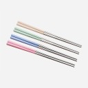 Hashi de aço inoxidável com pega colorida 6