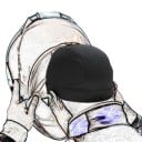 Hat under motorcykelhjelm med tætsiddende snit Netstruktur af stof Til hovedomkredse 54 til 68 cm Polyester og mikrofiber 7