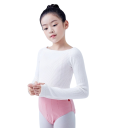 Haut de danse pour fille à manches longues, pull court en tricot côtelé, boléro de ballet pour l'échauffement et l'entraînement 12