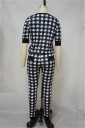 Haut et pantalon à carreaux pour femmes 5