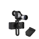 HD Monocular Portable Telescope for Mobile Phone Outdoor Monocular with Night Vision for Hunting Telescope for Camping, Climbing, Bird Watching 8x20 2
