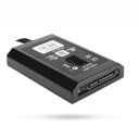 HDD intern pentru Xbox 360 Slim 100 x 70 x 10 mm cu capacitate de 320 GB în carcasă din plastic negru pentru jocuri și date de jocuri ca disc 3