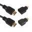 HDMI csatlakozókábel M / M HDMI Mini / HDMI Micro adapterekkel 2
