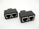 HDMI dobbelt RJ45 portforlænger op til 30 m 2 stk. 1