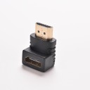 HDMI M/F-kulmasovitin 1