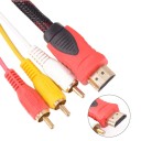 HDMI til RCA AV-kabel 1,5 m 2
