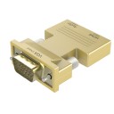 HDMI til VGA 1080P Adapter - Guld 2