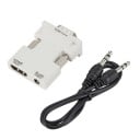 HDMI til VGA adapter med 3,5 mm audio udgang og audio kabel til tilslutning af HDMI enheder til VGA monitor eller projektor Opløsning 1