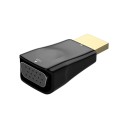 HDMI til VGA-konverter digital signalkonverteradapter til skærm, projektor og TV, kompatibel med pc, bærbar computer og spillekonsol. Plug &amp; Play 2