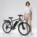 HEADEER BK1350 Electric Bike 500 W Removable Battery 48 V 15 Ah Up to 35 km/h Range 60 km 26 Inch Wheels Black For City and Trekking 4