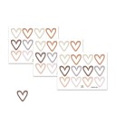 Heart Shaped Decorative Stickers Set 36 pcs 3 Sheets of 12 Stickers Decorative Stickers for Decoration and Creative Crafting 1