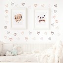 Heart Shaped Decorative Stickers Set 36 pcs 3 Sheets of 12 Stickers Decorative Stickers for Decoration and Creative Crafting 2