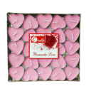 Heart-Shaped Tea Lights Set of 50 Decorative Tea Lights for Weddings Anniversaries Birthdays and DIY Decorations 4