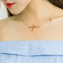 Heartbeat-halsband för kvinnor D312 7