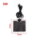 Heating Mat for Reptiles 5W 14 x 15 cm with Adjustable Temperature and EU Connector 4