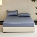 Hedvábné napínacie prestieradlo 160 x 200 x 30 cm 100% morušové hodváb Luxusné prestieradlo na matrac Elastická guma po obvode 2