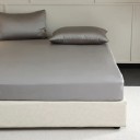Hedvábné napínó lepedő King size 198,12 × 203,2 × 30,48 cm Természetes eperfa selyem Luxusos lepedő matracra Rugalmas 8