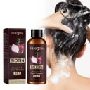 Heogoa szampon biotynowy 3 w 1 100 ml Ekstrakty roślinne czerwona cebula olej z czarnych nasion pielęgnacja skóry głowy przeciw łupieżowi wzrost 3