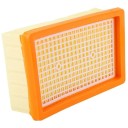 HEPA-filter 160×100×50 mm beige-oranje voor KÄRCHER MV4 MV5 MV6 WD4 WD5 WD6 vervangfilter voor stofzuiger voor nat en droog stofzuigen 3