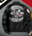 Heren bomberjack met print 5