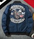Heren bomberjack met print 4