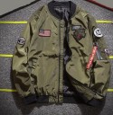 Heren bomberjack met print 12