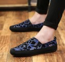Heren canvas schoenen met print J2166 10